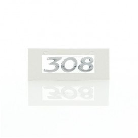 MONOGRAMME "308" SUR HAYON 308 DEPUIS LE 05/11