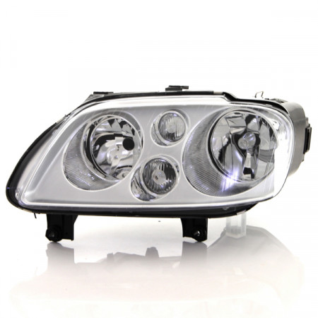 PHARE GAUCHE H7+H7 GRIS CLAIR 2 FEUX BLANC TOURAN 02/03-11/06