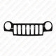 GRILLE DE CALANDRE CHEROKEE 10/01 - 10/05