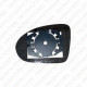 GLACE RETROVISEUR DROIT CHAUFFANT/CONVEXE FORFOUR DEPUIS LE 01/04