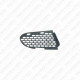 GRILLE AVANT DROIT W202 06/93 - 06/00