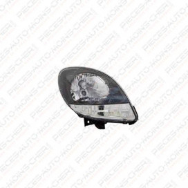 PHARE DROIT H4 ELECTRIQUE (FEU BLANC / FUME) KUBISTAR DEPUIS LE 10/03