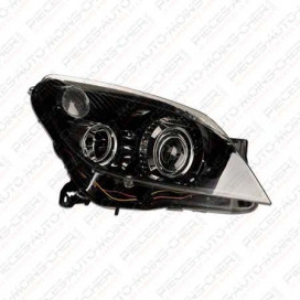 PHARE DROIT H7+H1 ELECTRIQUE FOND NOIR (GTC) ASTRA DEPUIS LE 02/04