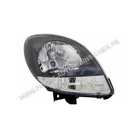 PHARE D H4 ELEC + NOIR/BLANC ( Version 4x4) KANGOO 03/03-06/07