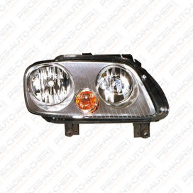 PHARE D H7+H7 ELEC FOND CHROME (1 feu blanc) TOURAN 02/03-11/06