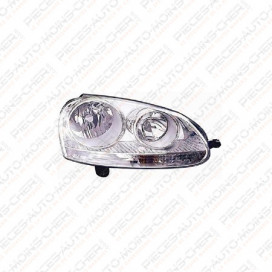 PHARE D H7+H7 ELEC ( fond chrome ) JETTA DEPUIS 11/05