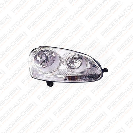 PHARE D H7+H7 ELEC ( fond chrome ) JETTA DEPUIS 11/05