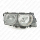 PHARE AVANT DROIT H7+H1 FOND CLAIR E38 SERIE7 10/94-08/98