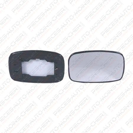 GLACE RETROVISEUR DROIT BLANCHE/CONVEXE FIESTA 01/94-08/95