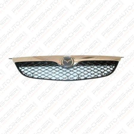 GRILLE DE CALANDRE +MOULURE CHROMEE MAZDA 626 GF 08/97 - 07/01