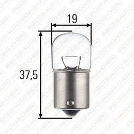 LAMPE R 19/5 (6V 5W BA15S)