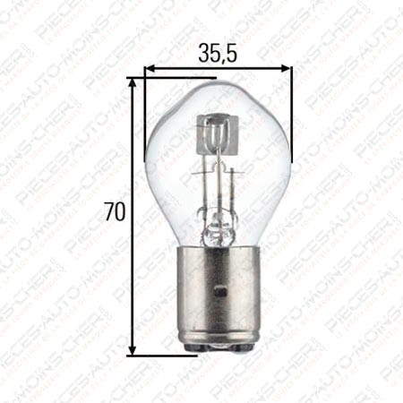 LAMPE (6V 45/40W BA21D)