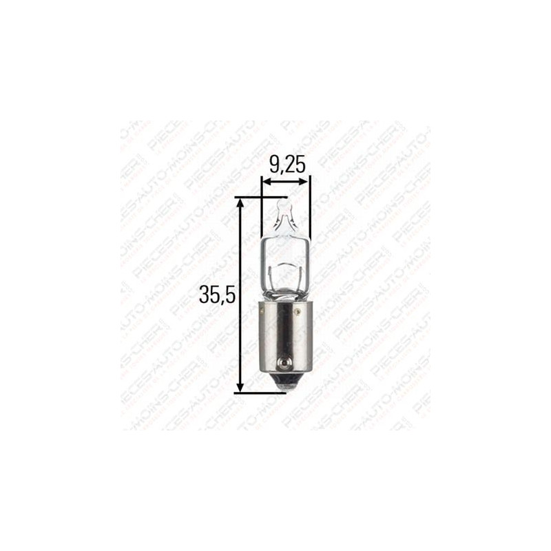 ampoule H6W BAX9S 6W 12V HALOGENE - BOSMA