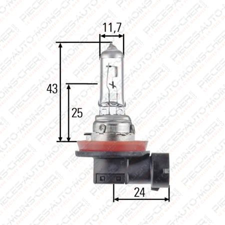 LAMPE H11 (24V 70W PGJ 19-2)