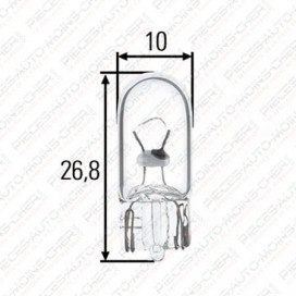 LAMPE W10/3 (24V 3W R10)